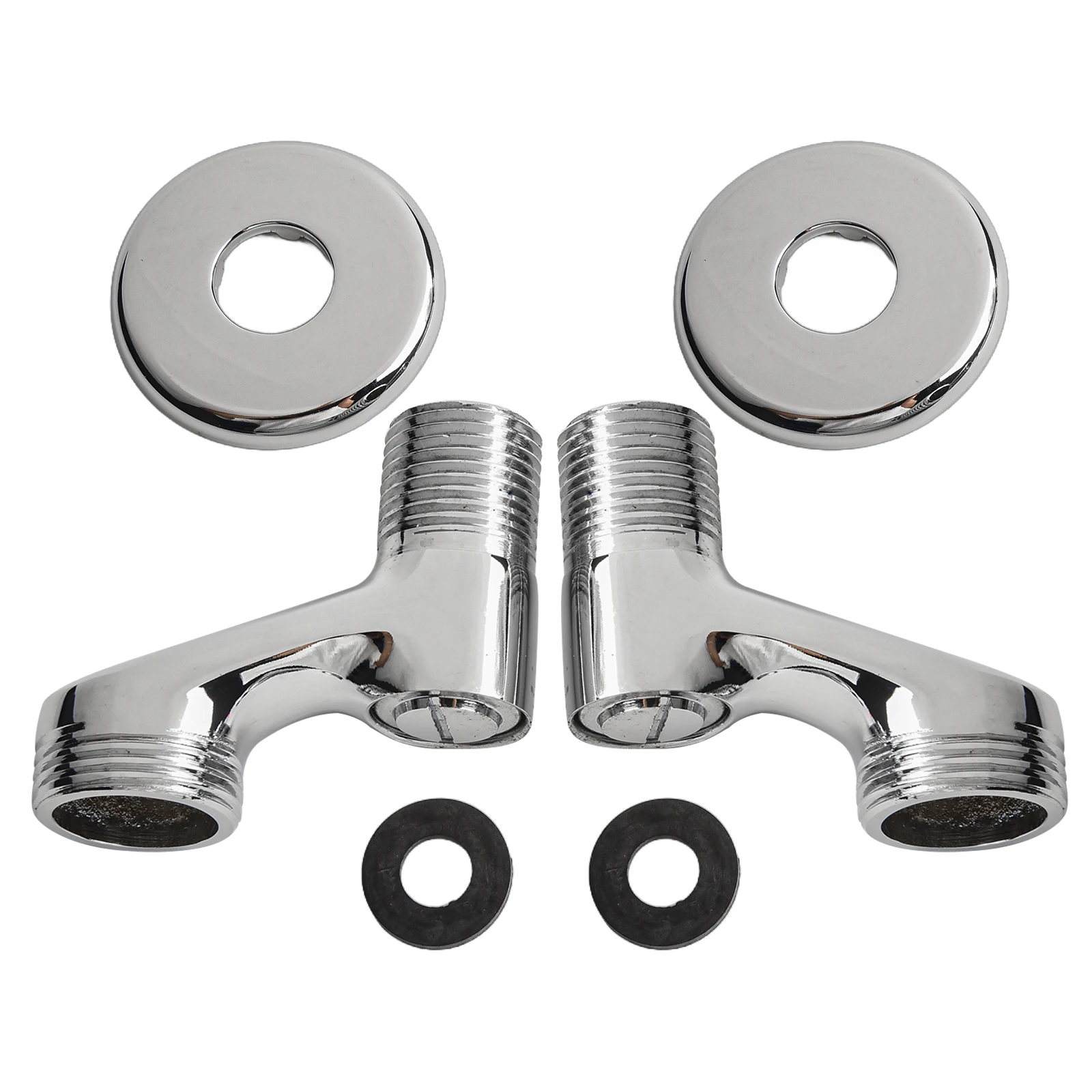 Faucet Accessories Adjustable Angle Valve Replacement Shower Faucet Adapter Part Stainless Steel Shower Faucet Extended Joint Accessories