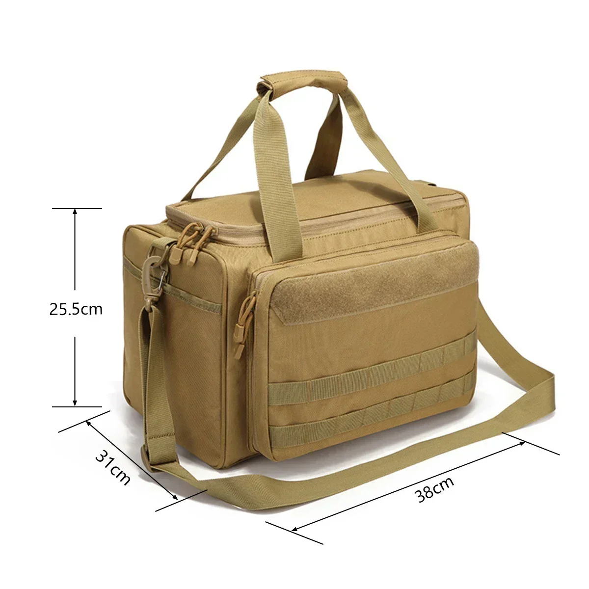 Tactical Range Storage Bag Molle System Outdoor Sports Nylon Case Bags Glock Pistol Shoulder Pack Hunting Gun Backpack 5