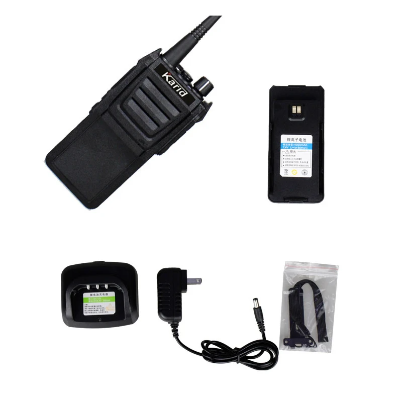 

KR668 400-470MHz 10-15KM Handheld Transceiver Walkie Talkie 10W UHF Radio with Repeater Function