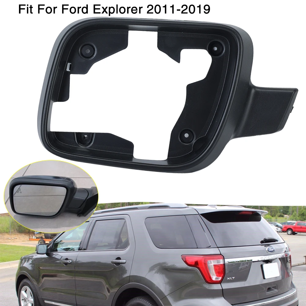 

Автомобильная зеркальная рамка для бокового крыла для Ford Explorer 2011-2019, крышка для дверного зеркала, зеркальная крышка для дома, автомобильная левая и правая отделка корпуса, американская версия