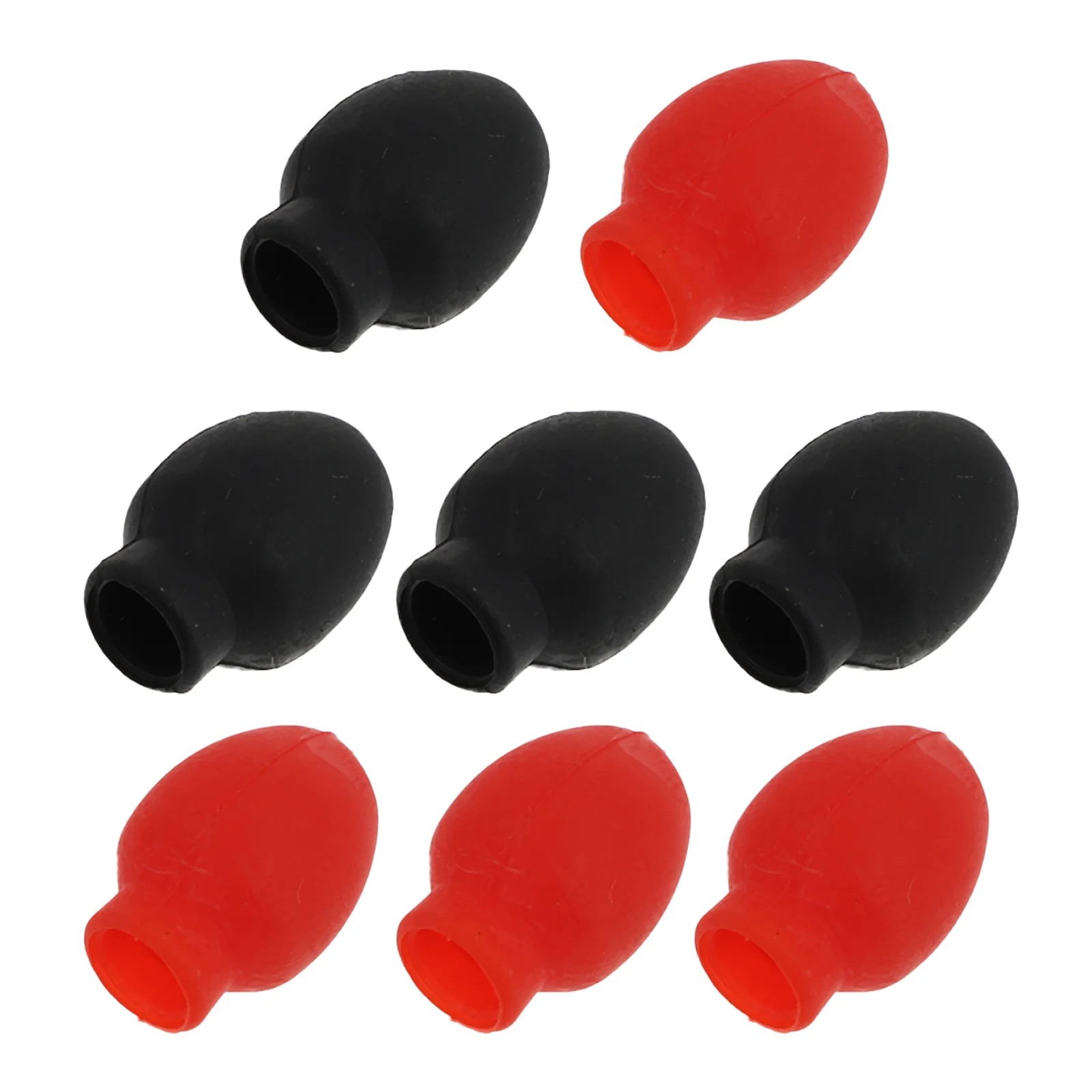 

8PCS Drum Mute Drumstick Silent Tip Rubber Practice Percussion Tips Mute Drum Practice Tips Replacement Drum Dampener Accessory