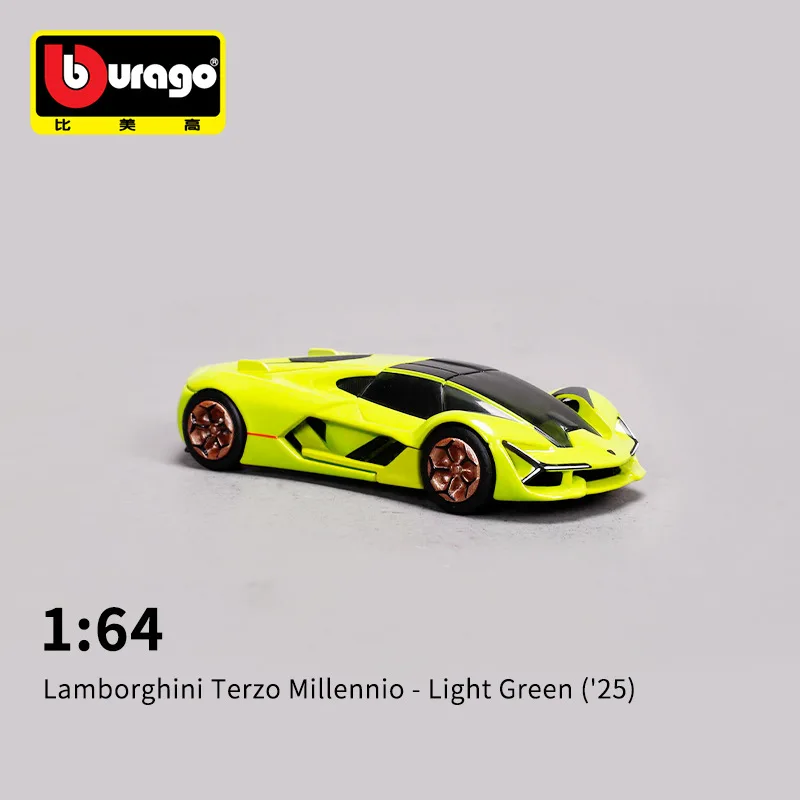 재고 있음 Bburago 1:64 페라리 250 Gto 람보르기니 3000 Lpi 800-4 복제 합금 자동차 모델 맞춤형 어린이 장난감 선물 컬렉션