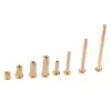 8Pcs Premium Brass Golf Shaft Tip Plug Swing Weight Accessories 4