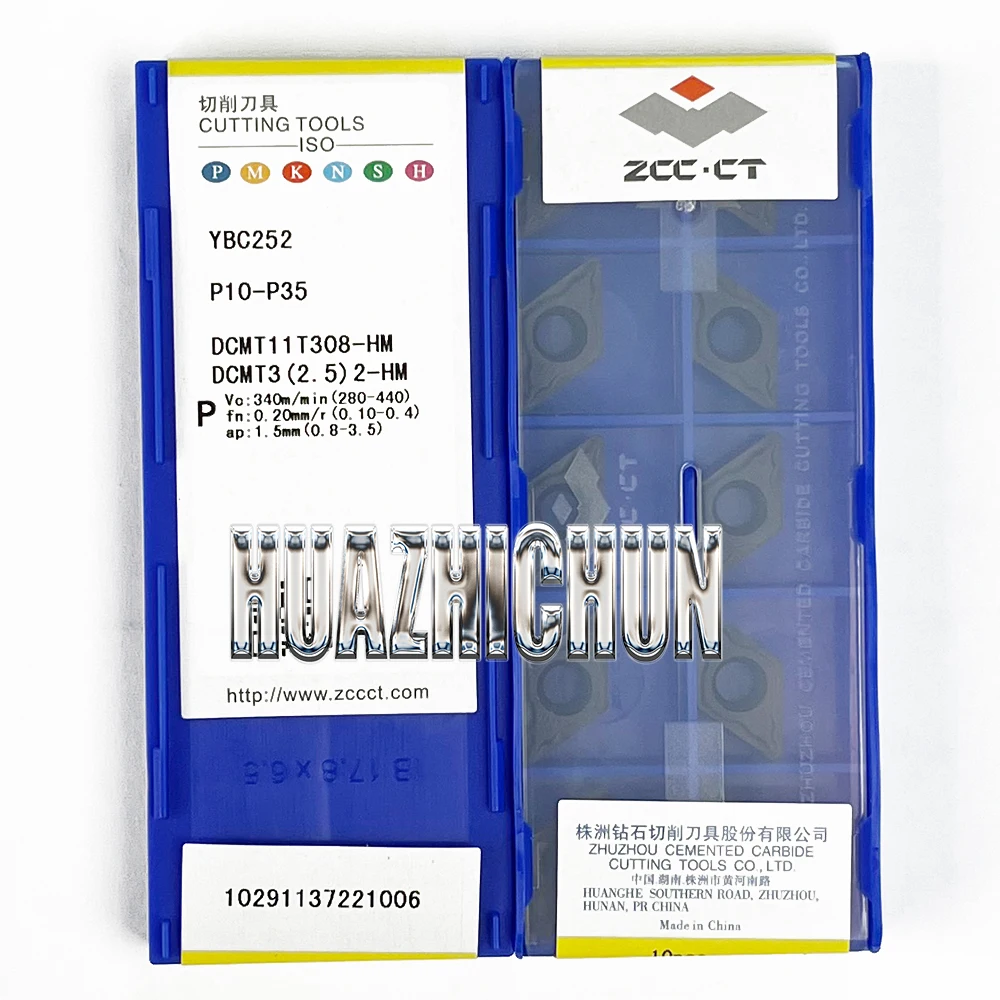 

HUAZHICHUN DCMT11T308-HM YBC252 Carbide insert