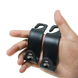 Versatile ABS Car Seat Back Hook Hanger - Auto Storage Accessory (Audi - 2Pcs)