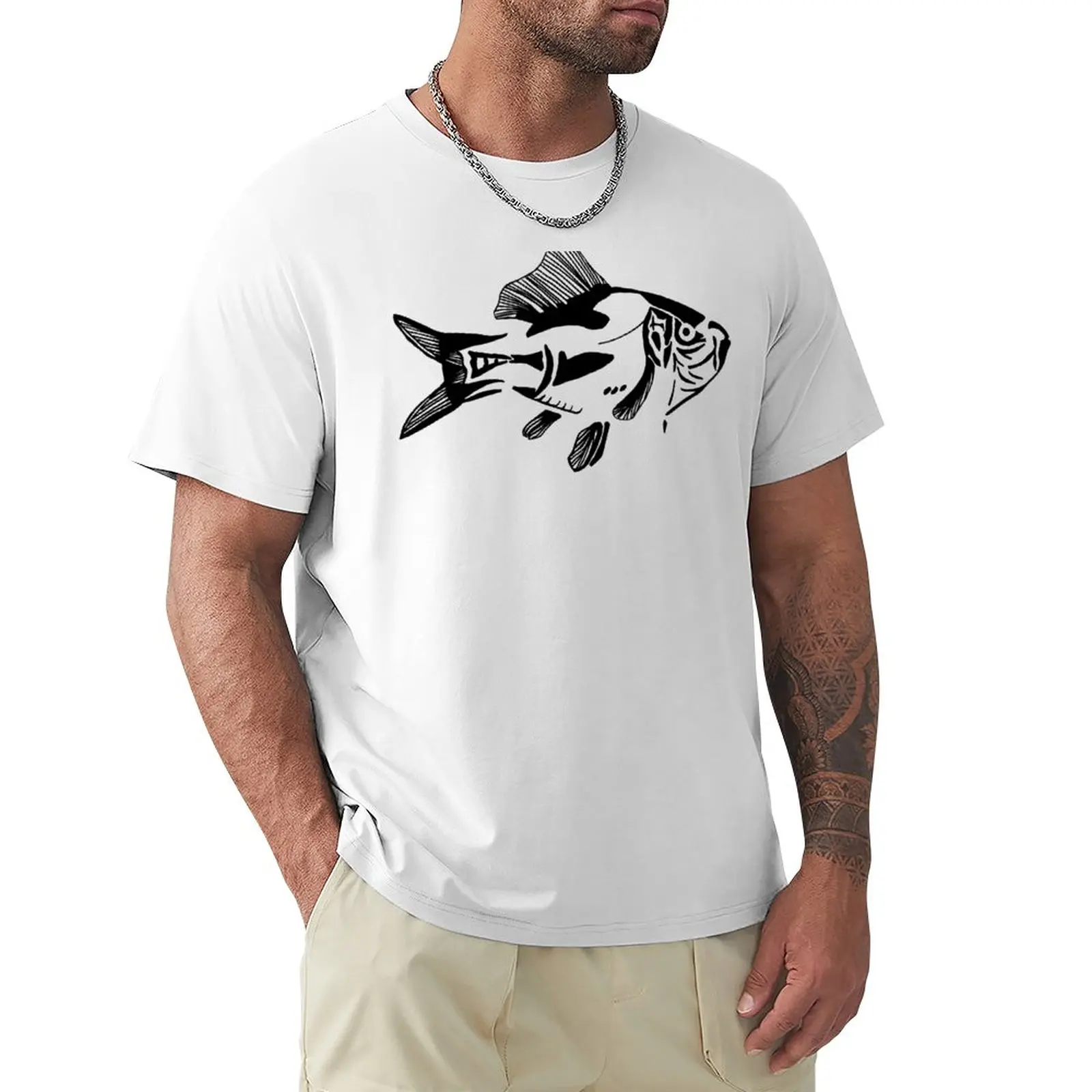 

Fish (black) T-Shirt shirts graphic tees custom t shirt funny t shirt mens funny t shirts