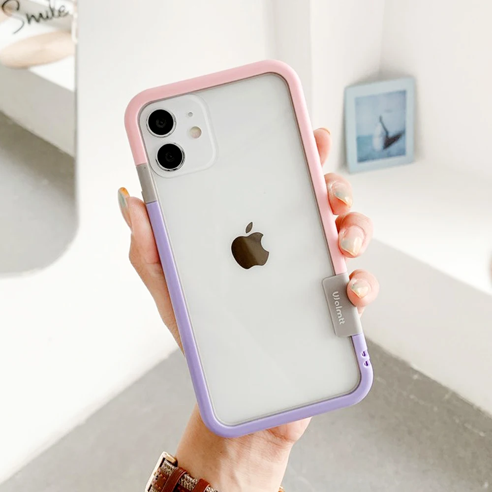 Colorful Soft Bumper TPU Silicone Anti-Knock Mobile Phone Case