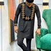 Nedu Embroidered Long Sleeve Dashiki Outfit