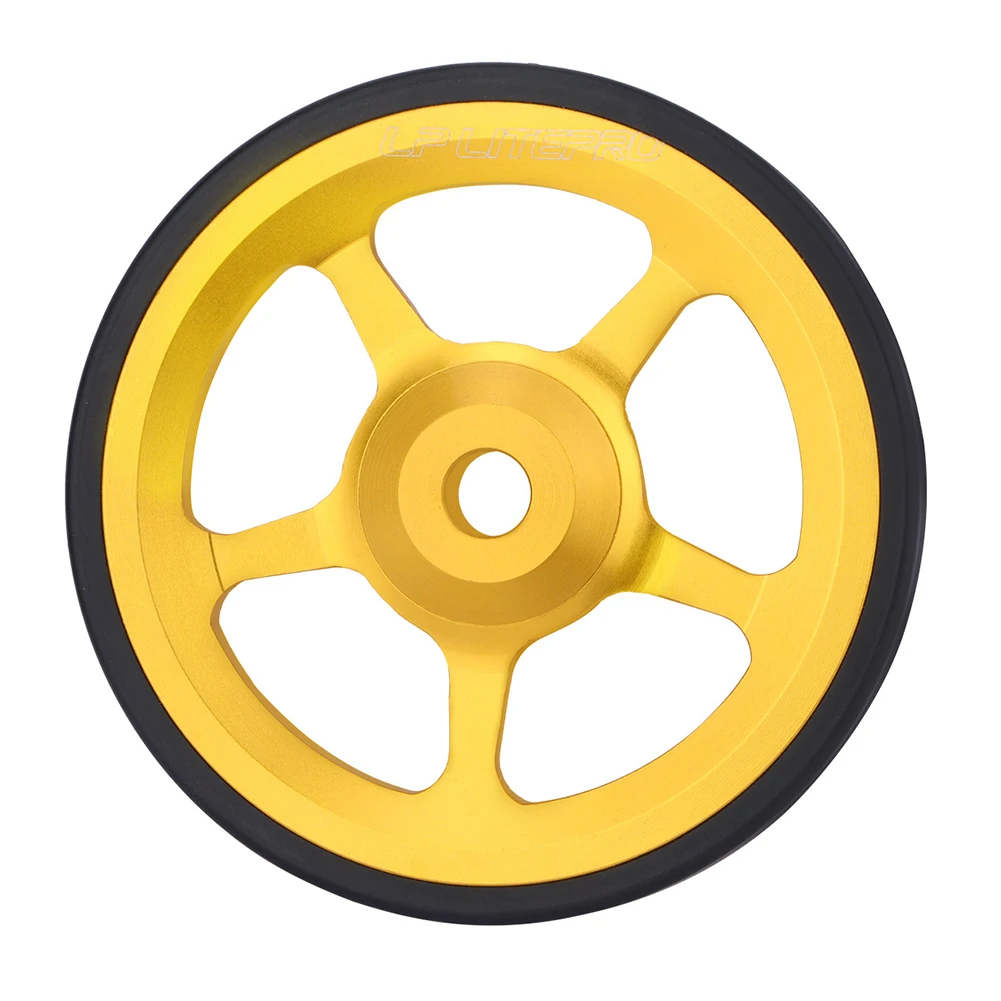 

2 шт. складные велосипедные легкие колеса ForBrompton алюминиевый сплав CNC легкие сверхлегкие герметичные подшипники нажимные колеса велосипедные детали