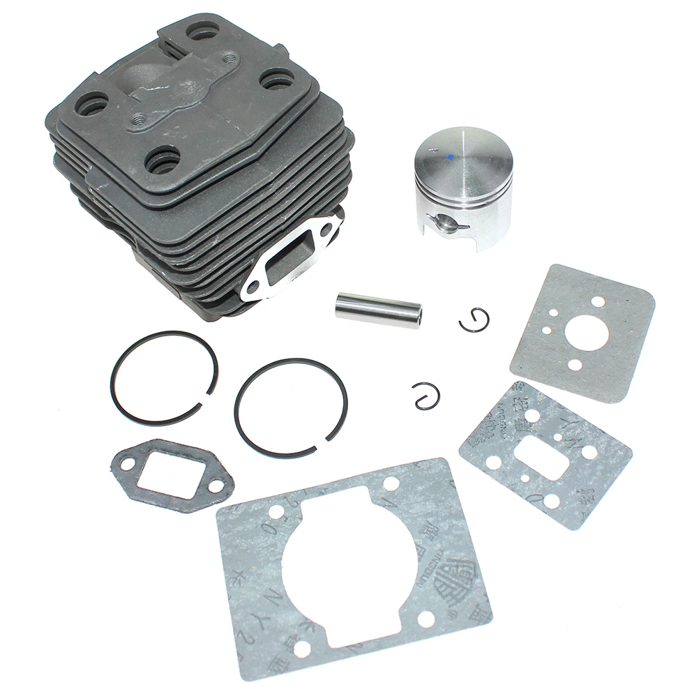 Cylinder Piston Kit For Husqvarna 143R II 443RB 541RB 541RS 541RST 542RBS 143AE RedMax BC4300 BC4301 BC4302 BC4310 BC4350 BC4500