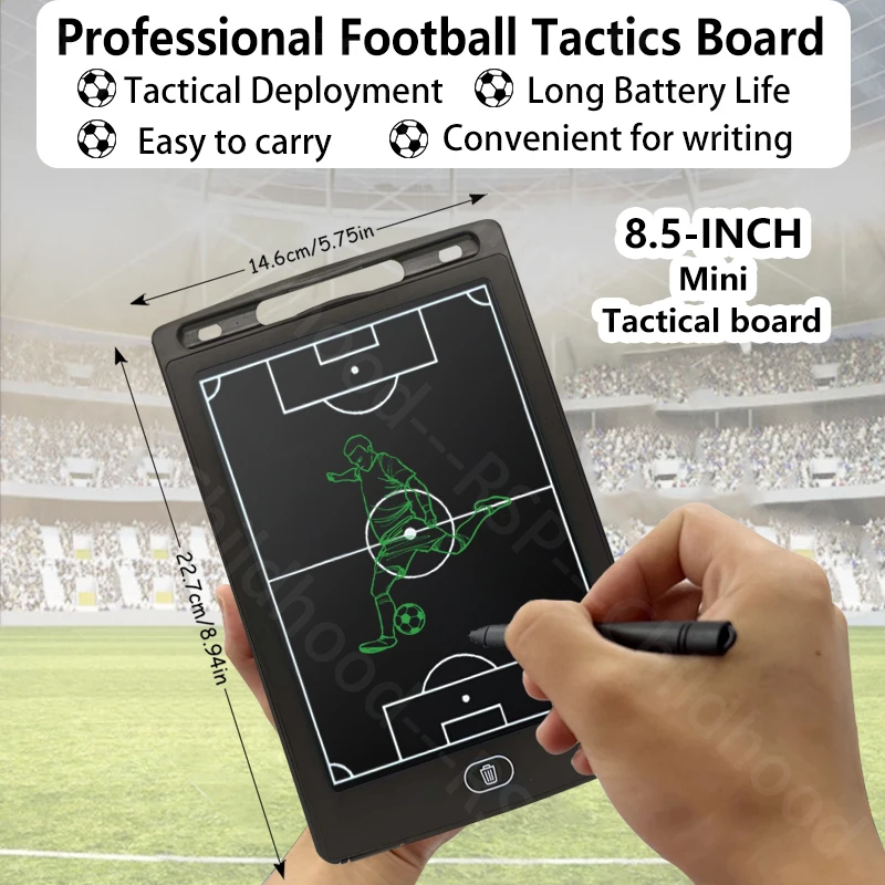 8.5 Inch LCD Football Basketball Coaching Tactical Tablet Soccer Coach Strategy Electronic Marker Board For Sports Training Gift