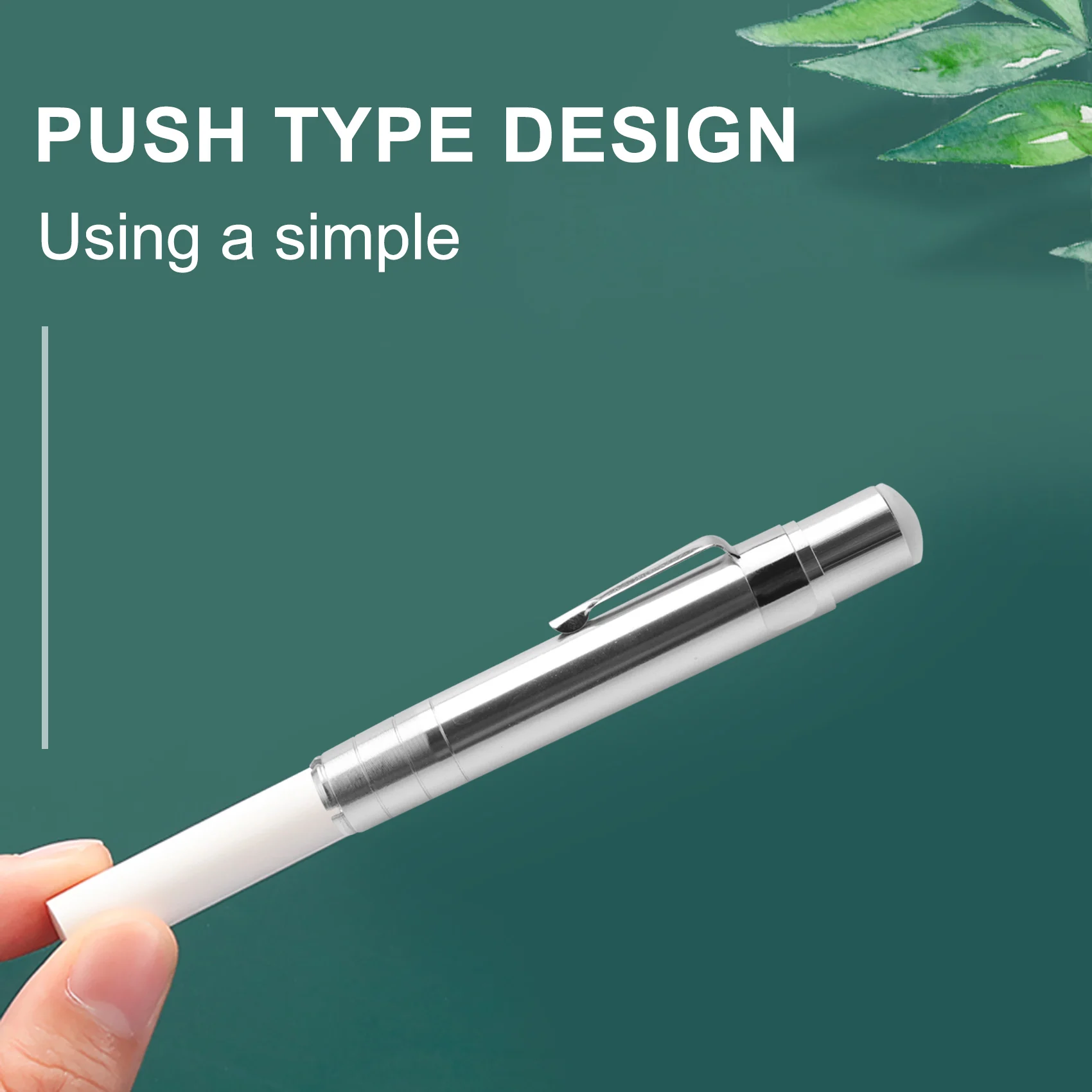 2 PCS Silver Aluminum alloy Chalk Keeper Holder