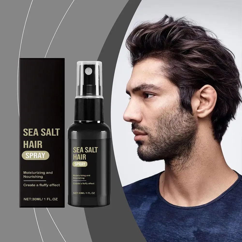 Sea Salt Hair Styling Spray 30ML Improving Thickening Strong Holding Non Greasy Fluffy Volumizing Reducing Sticky Hair Nourishin