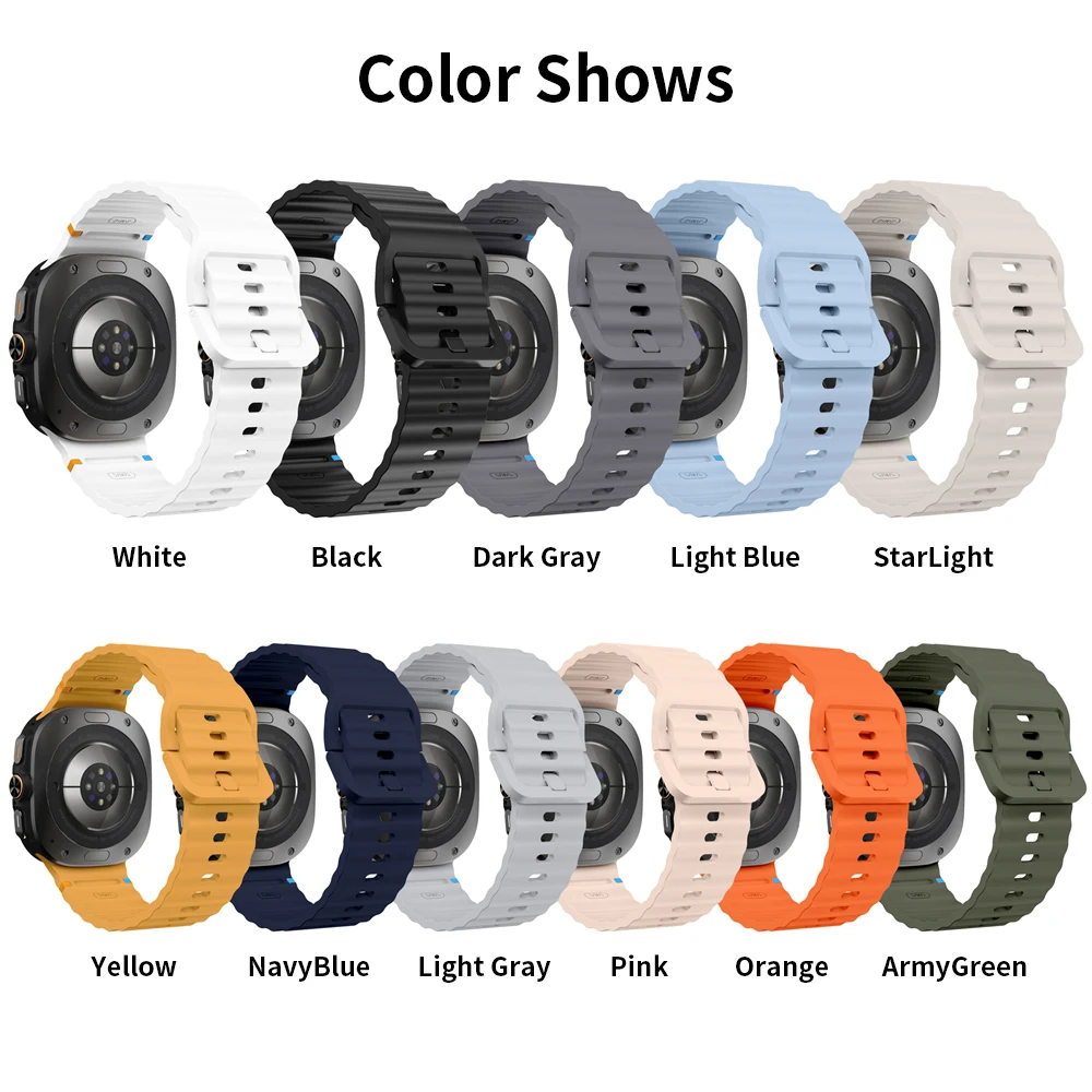 Premium No-Gap Silicone Sport Strap