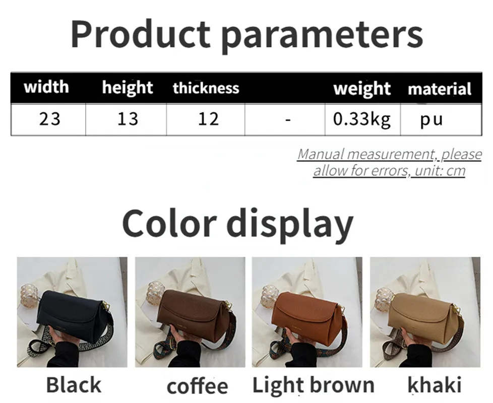 2023 New Trend Hight Quality and High-Capacity Fashion Crossbody Bag for Women Student Sale WIth Free Shipping