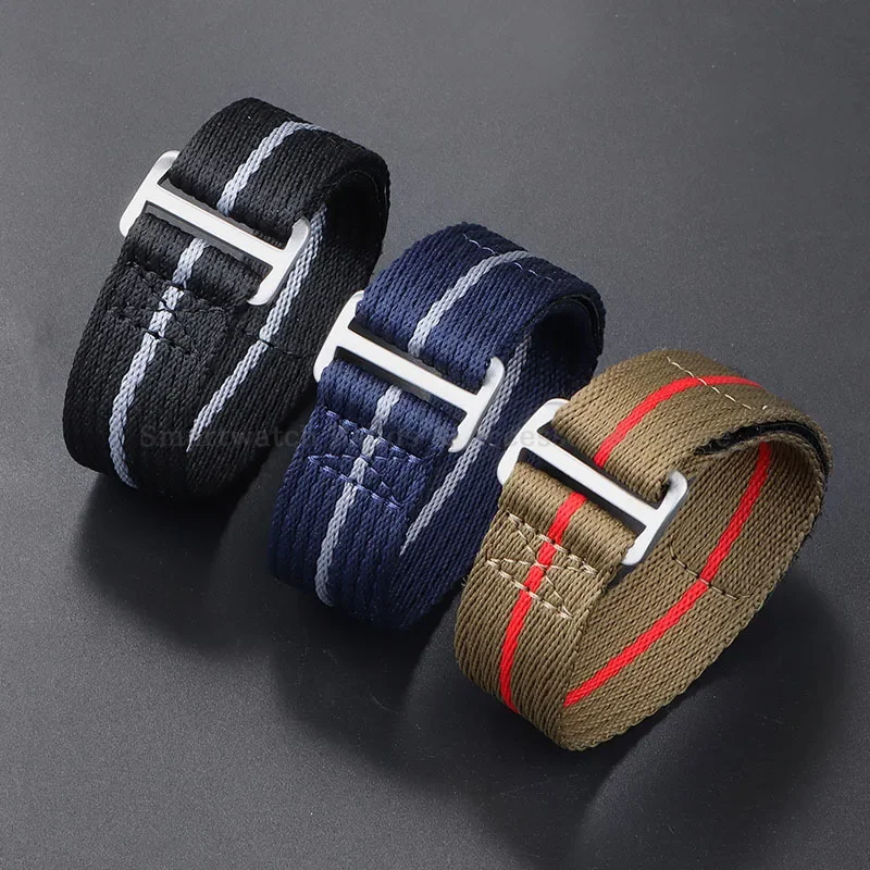 Nylon Canvas Watch Strap for Military Sport Wristbands - Unisex Replacement Bracelet