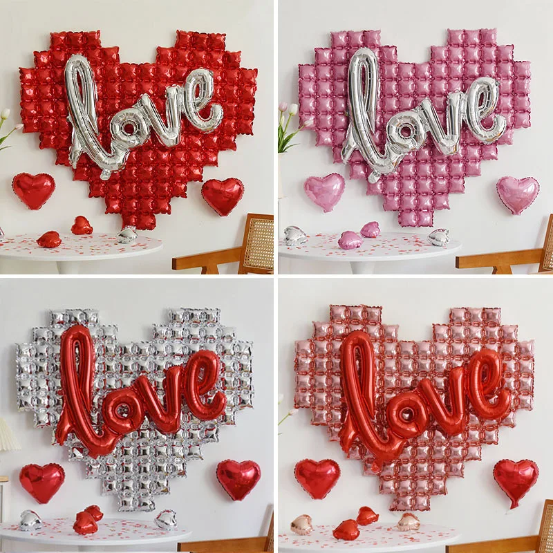 Foil Love Hearts Backdrop Curtain Valentines Day Decorations, Valentines  Day Backdrop Valentines Day Wall Decorations -  Israel
