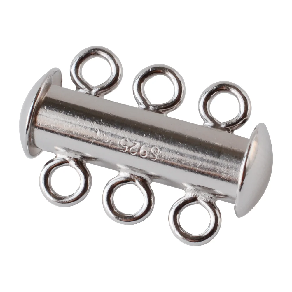 925 Sterling Silver Slide Buckle Clasp 925 Sterling Silver Diy