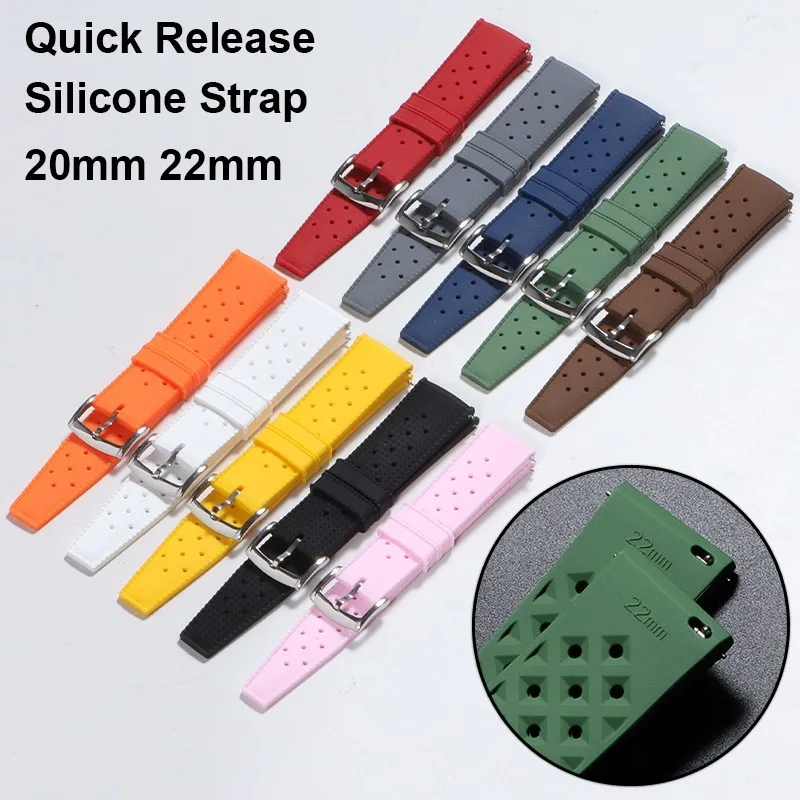 Cool Silicone 20 mm Watch Wristband 2297_L_K0027354 main image 0