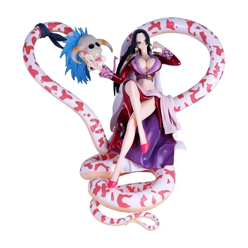 thumbnail image 1 of Figura de acción de anime de ONE PIECE de 20 cm, estatua de Boa Hancock, colección de PVC, modelo de decoración de escritorio, estatuas, muñecas, regalos de cumpleaños, juguetes, 1 of 5
