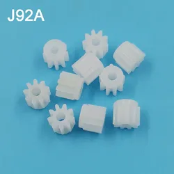 92A Shoulder 0.5M Pinion Gears 9 Teeth Hole 2mm Tight Toy Motor Parts Accessories 10pcs/lot