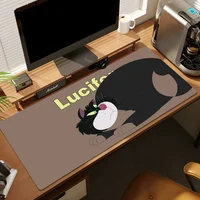 MINISO Disney Cartoon Lucifer Mouse Pad Protector Office Gaming Accessories Laptop Gamer Cabinet Non Slip 2