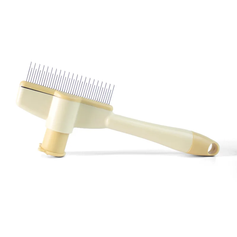 Cat Dog Comb Open Knot Hair Removal Artifact Pet Self-cleaning Comb Row Long Hair Massage Knot Removal Special