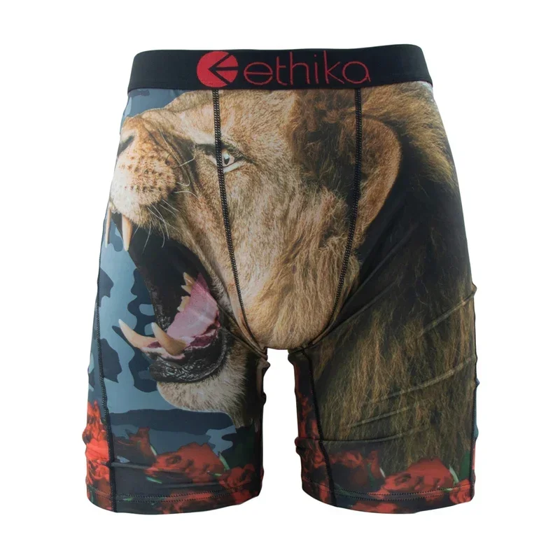 Men Underwear Boxers Fashion Printed  Male Panties Lingerie Men Underpants Boxershorts Trunks Plus Size Breathable Men's Boxers