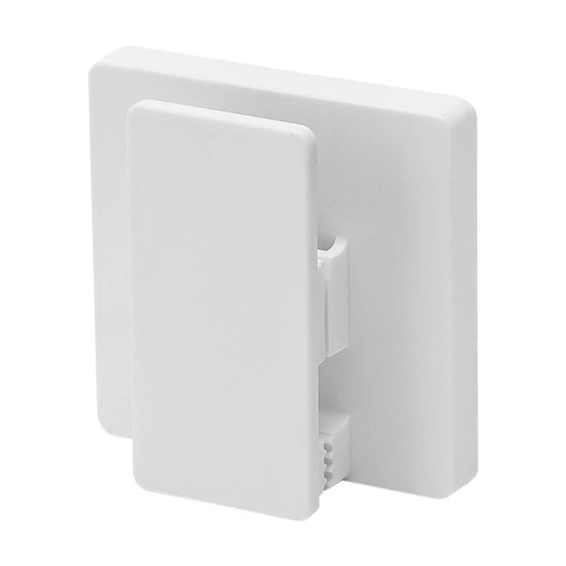 92MF Adhesive Bathroom Storage Hook Moisture Resistant Wall Clip Facials Cleanser Hanger Toothpaste Holder Rack for Renters