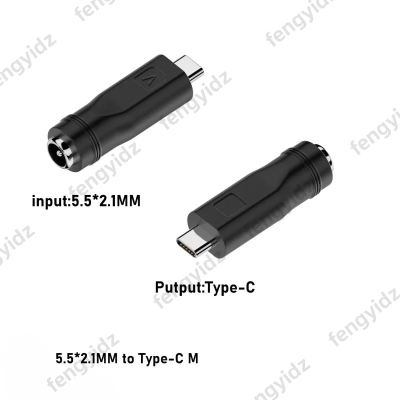 1개입 타입 C / 태블릿 마이크로 USB 2.0 - DC 5.5x2.1mm 전원 잭 어댑터 플러그 USB C - DC 5.5*2.1mm 전원 커넥터 어댑터 5V