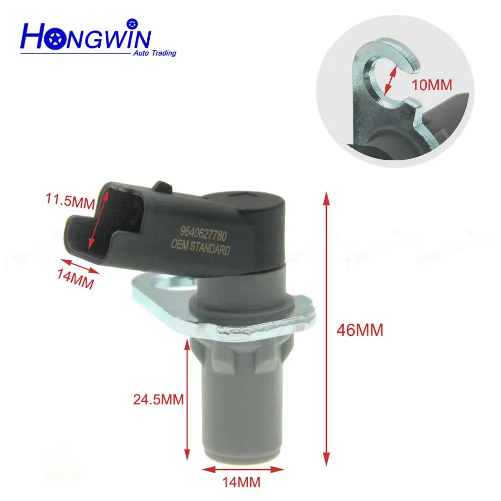 9640627780 Crankshaft Position Sensor Fits Peugeot 206 307 308 407 607 807 Expert Citroen Berlingo C4 C5 C6 C8 Jumpy For Suzuki crankshaft position sensor
