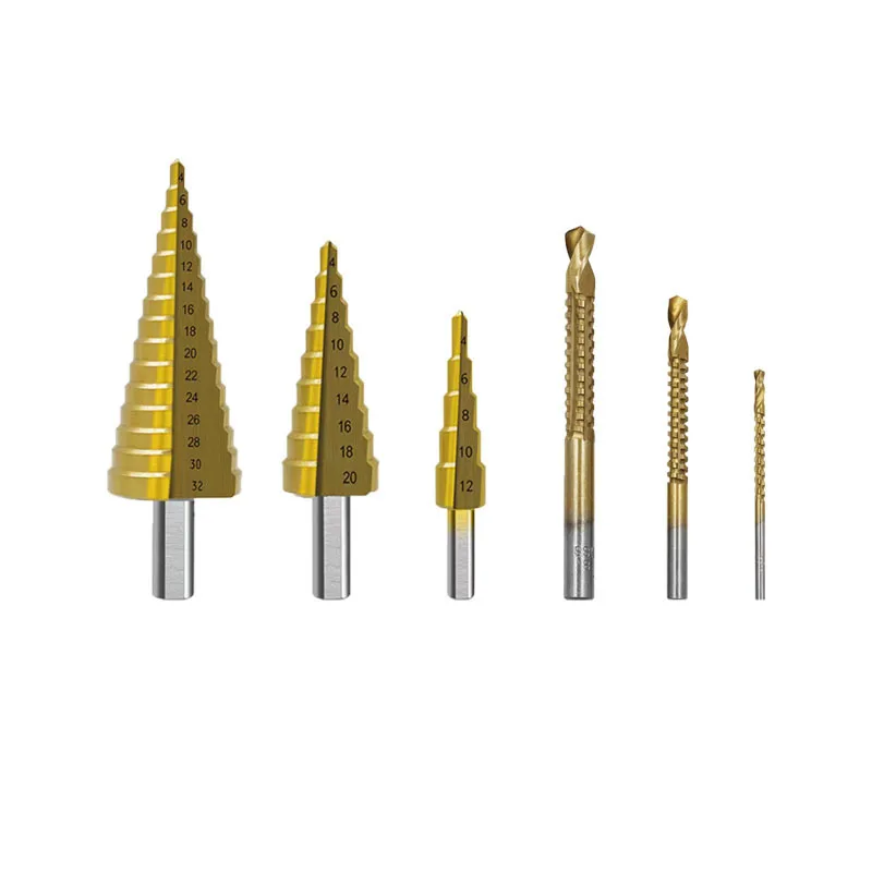 Купить Набор Ступенчатых Сверл По Металлу