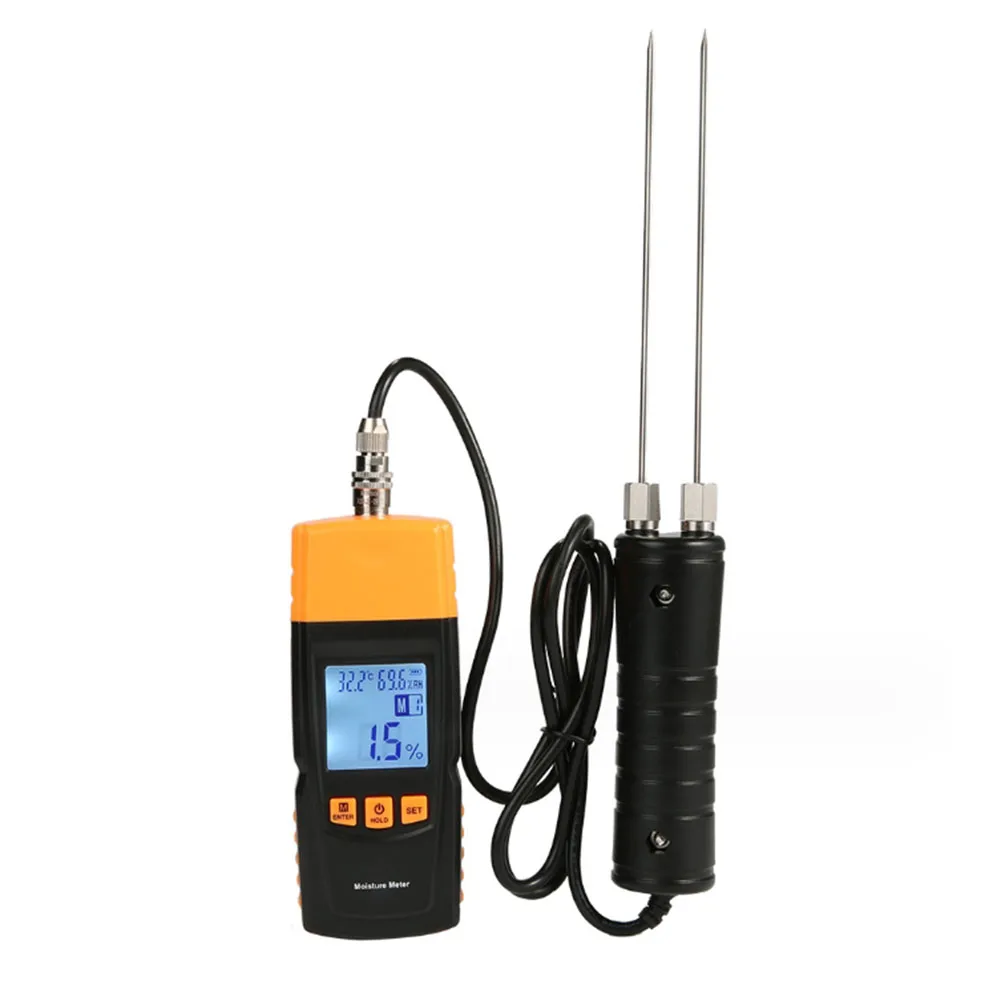 

GM620 Digital Wood Moisture Meter Adjustable Range 2 ~ 70 Lockable Readings Suitable for Different Tree Species