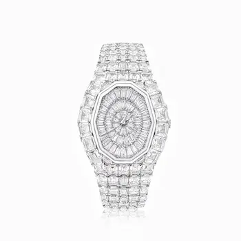 ZOCA Luxury Replica Full Diamond Watch for Woman Quartz Watches for Wrist 1