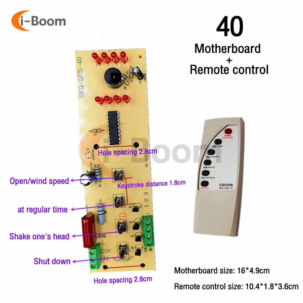 

DIY Universal Fan Remote Control Modification Board Circuit Board Control Motherboard