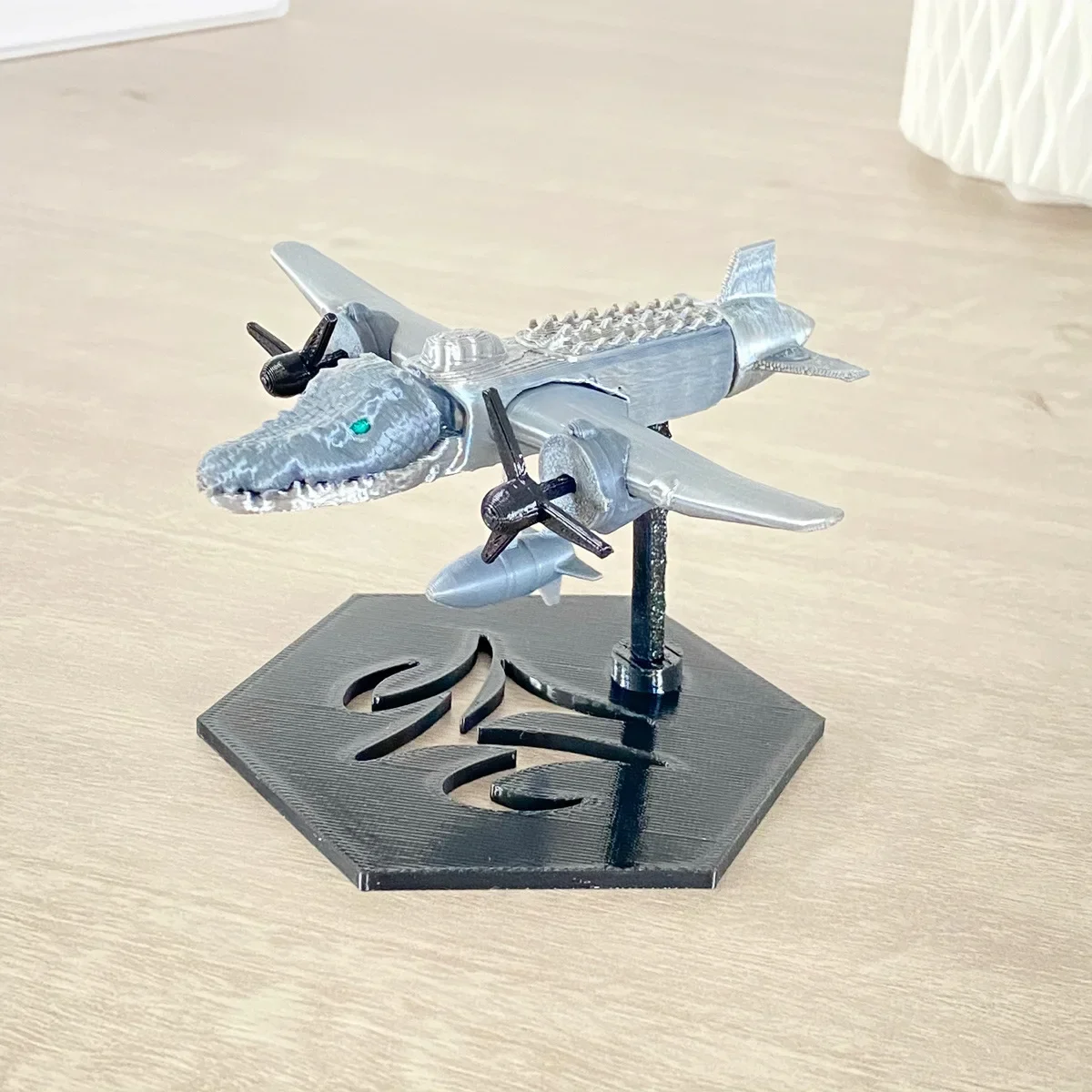 Whimsical Shark: Creative Abstraction Action Figure