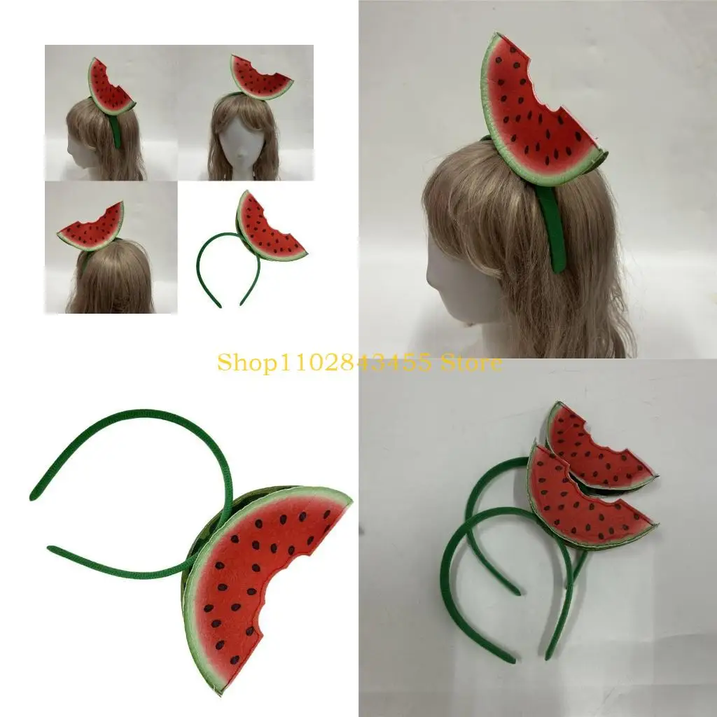 49mc Watermelon Kopfstück Halloween Hairhoop für Sommerveranstaltungen und Feiertage