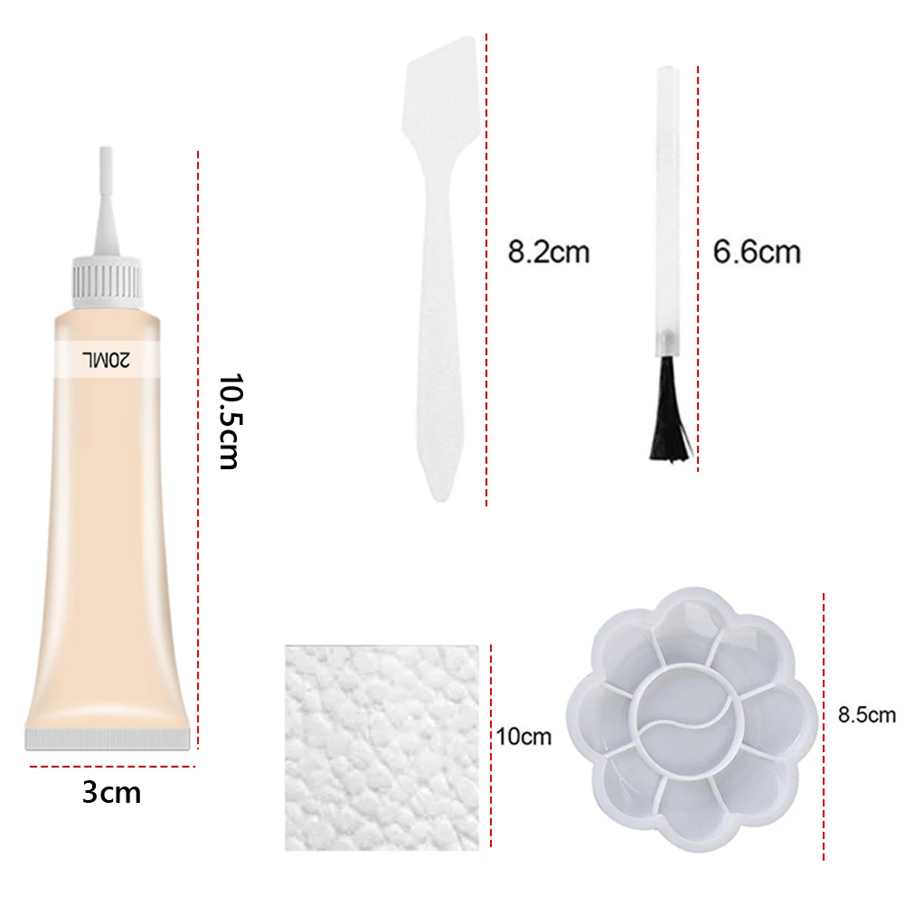 Leather Repair Set Car Leather Repair Gel leather repair gel leather repair kit With Tools Liquid Sofa Restorer Complementary Gel for Car Seat Sofa