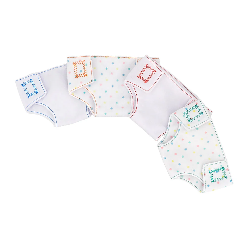 

Nappies: 4pcs Dressing Clothing Random Style