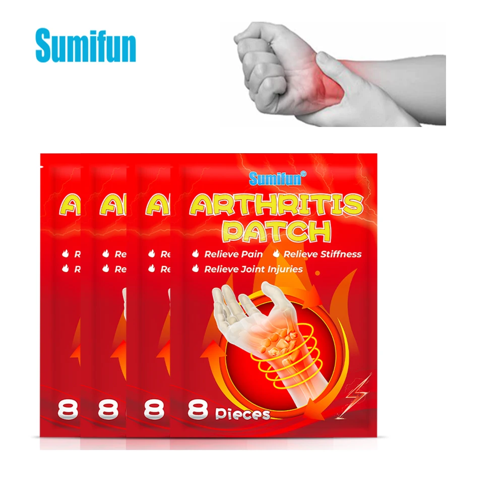 

8/16/32Pcs Hand Wrist Tendon Sheath Patch for Therapy Tenosynovitis Arthritis Pain Relief Sticker Muscle Joint Ache Care Plaster