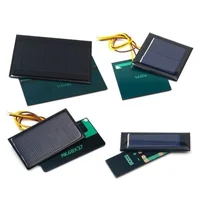 Micro panneau solaire portable en polysilicium, 1V, 5V, 6V, chargeur rapide, système de cellules solaires bricolage, mini chargeur de batterie extérieur 3