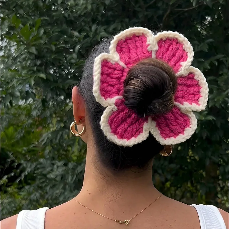 Handcrafted Personalized Floral Hair Bands for Women - High-Elasticity Cute Fashion Accessories