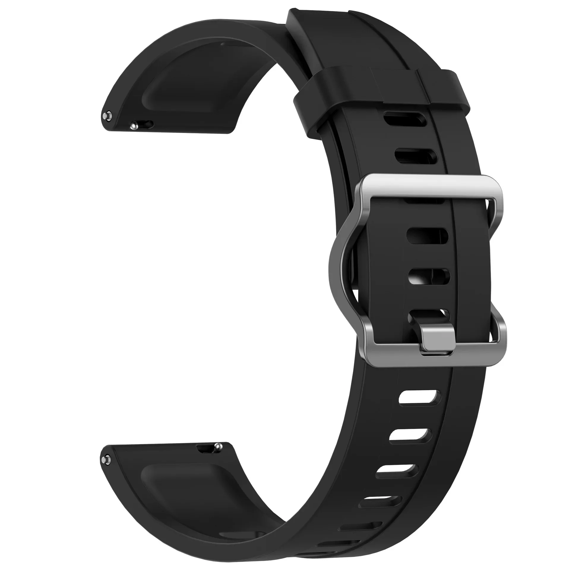 Versatile Silicone Sports Strap - 22mm Replacement Band
