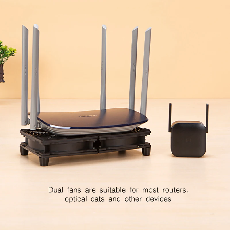 5V USB Fan Cooler Silent Efficient Rapidly Cooling Support For Network Router Modem TV Top Box Mobile Phone Wireless Charger