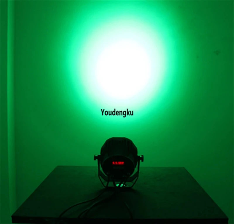 6 pieces Outdoor dmx par led 4x18w rgbwa uv mini slim par flat IP65 Outdoor DJ S