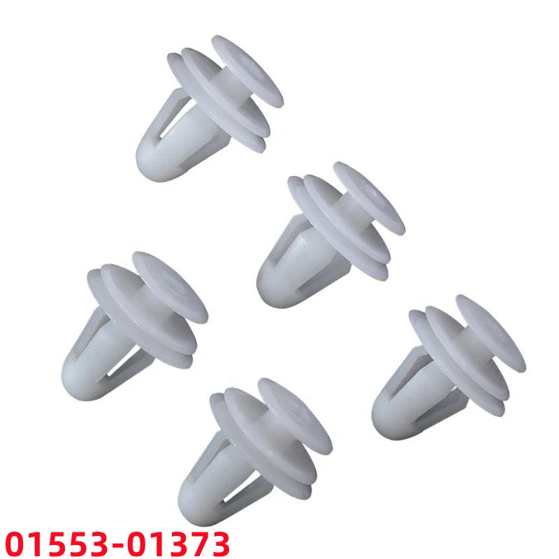 

100Pcs Push Type Automobile Plastic Fastener Car Panel Clip Plastic Auto Rivets 01553-01373 D49