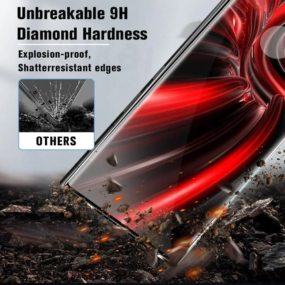 Ultra-Clear Tempered Glass Screen Protector - 3 Pack, HD Full Coverage, Anti-Scratch Shield