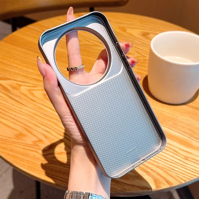 Minimalist Shockproof & Drop-Resistant Leather-Covered Phone Case
