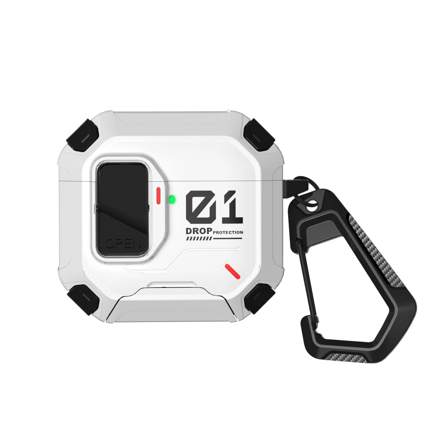 Magnetic Flip-Open Full Body Shockproof AirPods Case with Lock