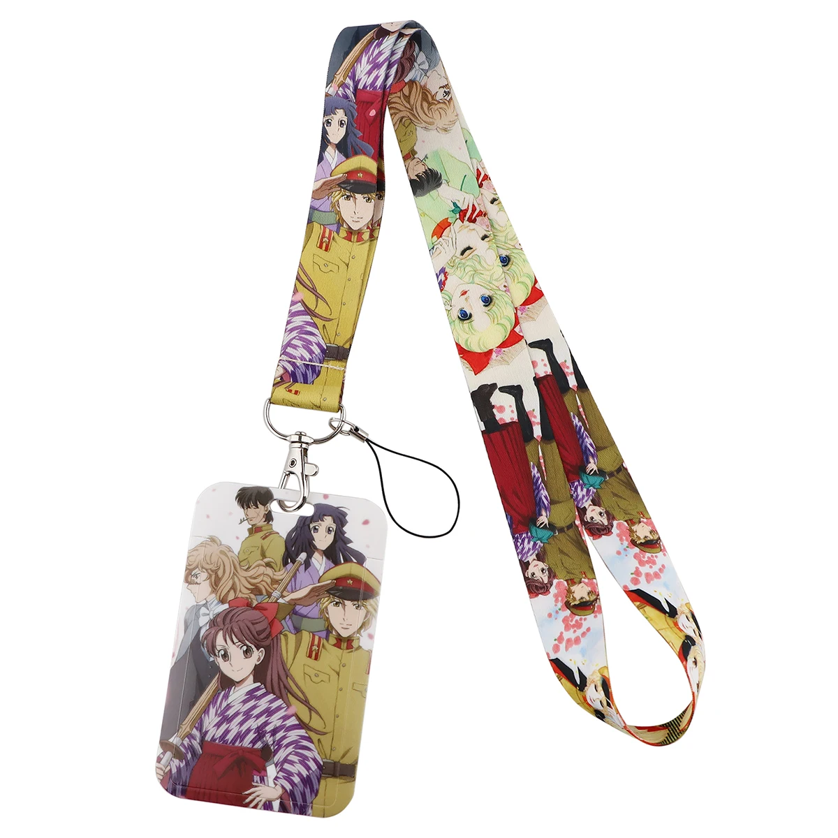 

ER1907 Anime Girl Cartoon Lanyards ID Badge Holder Bus Pass Case Cover Slip Bank Credit Card Holder Strap Cardholder